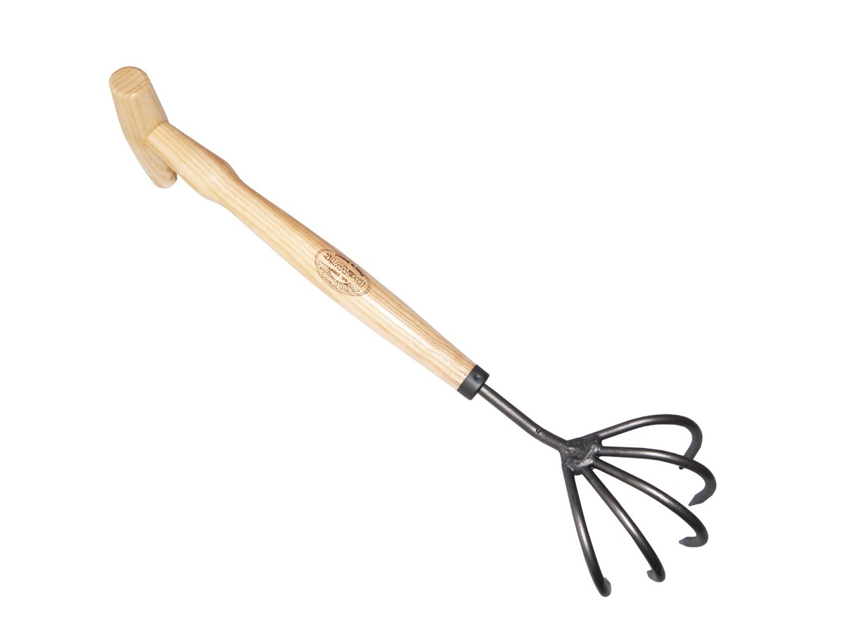 Cultivator 5 tine with short P-grip handle